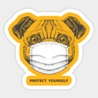 Protect Yourself ( Covid-19 Edition ) Sticker